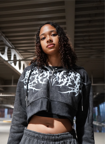 SPAWN CROP HOODIE