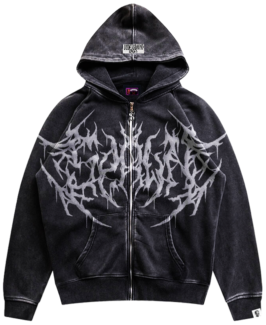 GRAY SPAWN ZIP-UP