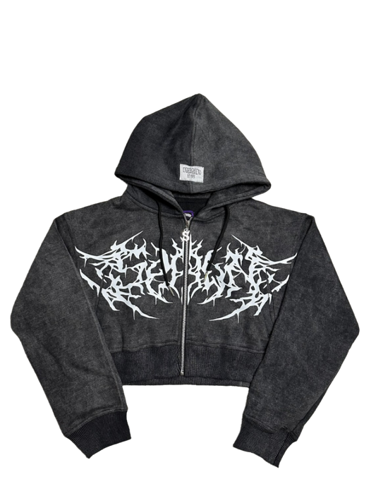 SPAWN CROP HOODIE